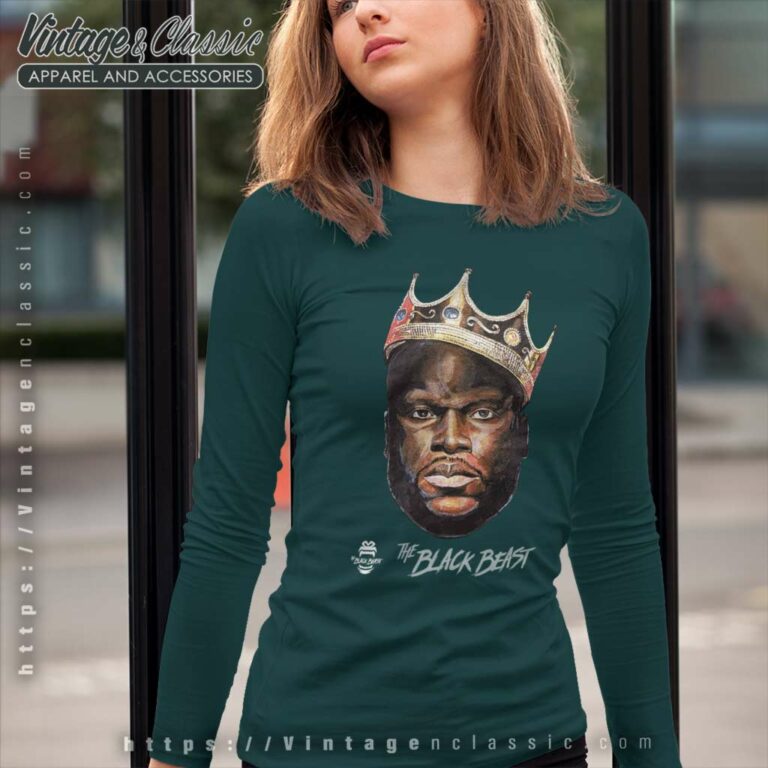 Mma Derrick Lewis The Black Beast Knockout King Long Sleeve Tee Mma Derrick Lewis The Black Beast Knockout King Long Sleeve Tee
