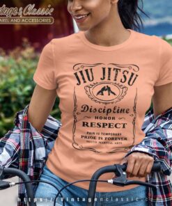 Mma Jiu Jitsu Whiskey Label Women TShirt