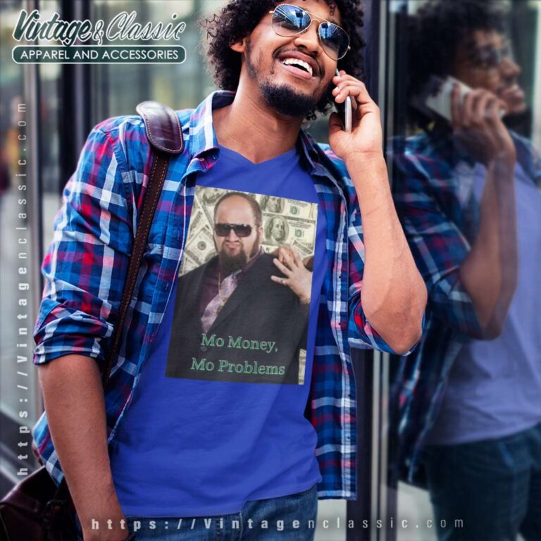 Mo Money Mo Problems Gustavo Rocque V Neck TShirt Mo Money Mo Problems Gustavo Rocque V Neck TShirt