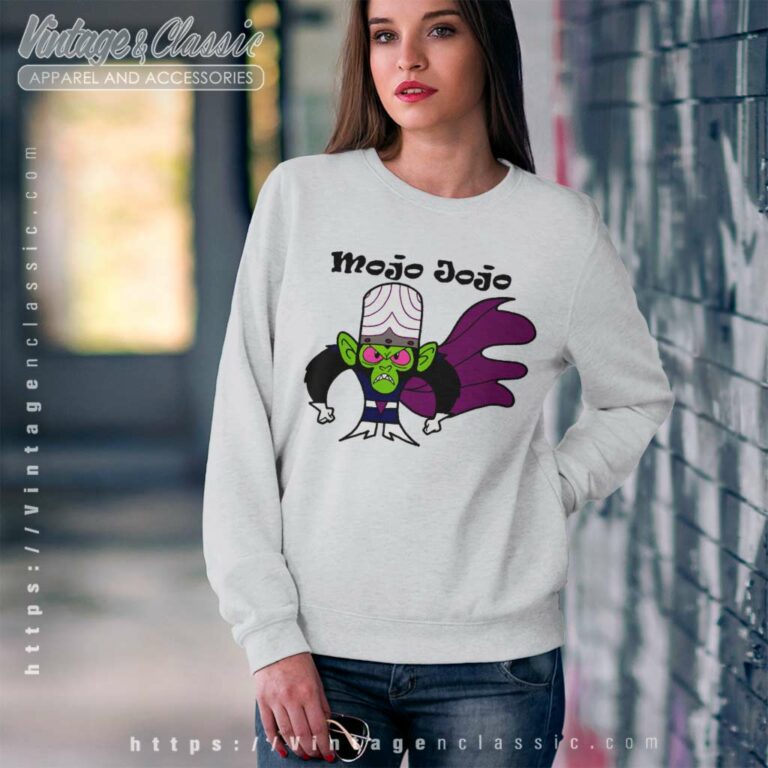 Mojo Jojo Powerpuff Girls Cartoon Sweatshirt Mojo Jojo Powerpuff Girls Cartoon Sweatshirt