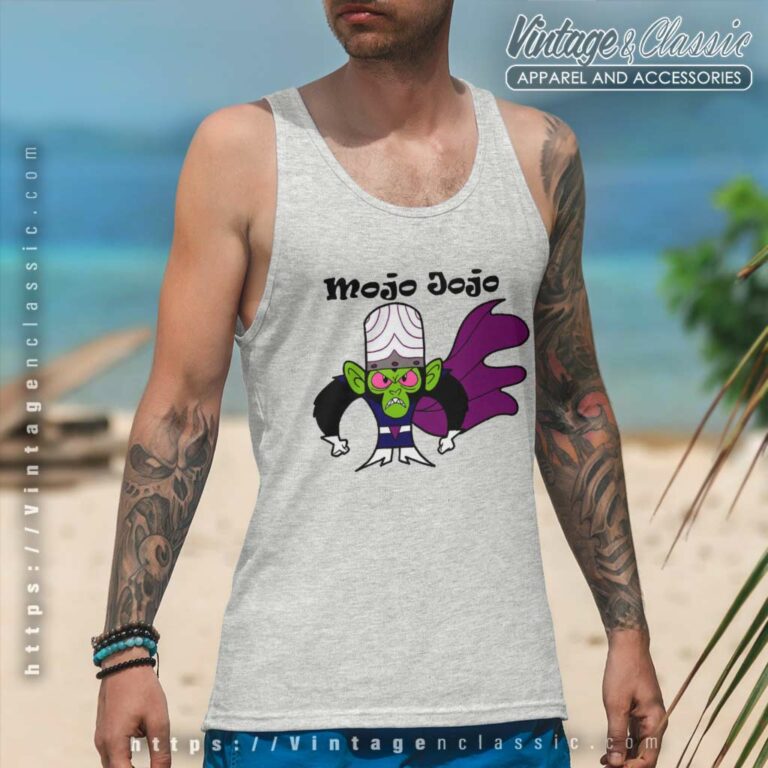 Mojo Jojo Powerpuff Girls Cartoon Tank Top Racerback Mojo Jojo Powerpuff Girls Cartoon Tank Top Racerback