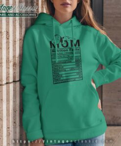 Mom Nutrition Facts Snoopy Mother’s Day Shirt 4 Mom Nutrition Facts Snoopy Hoodie Women