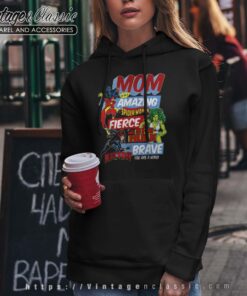 Mom You Are Amazing As Spider She Hulk Black Widow Hoodie