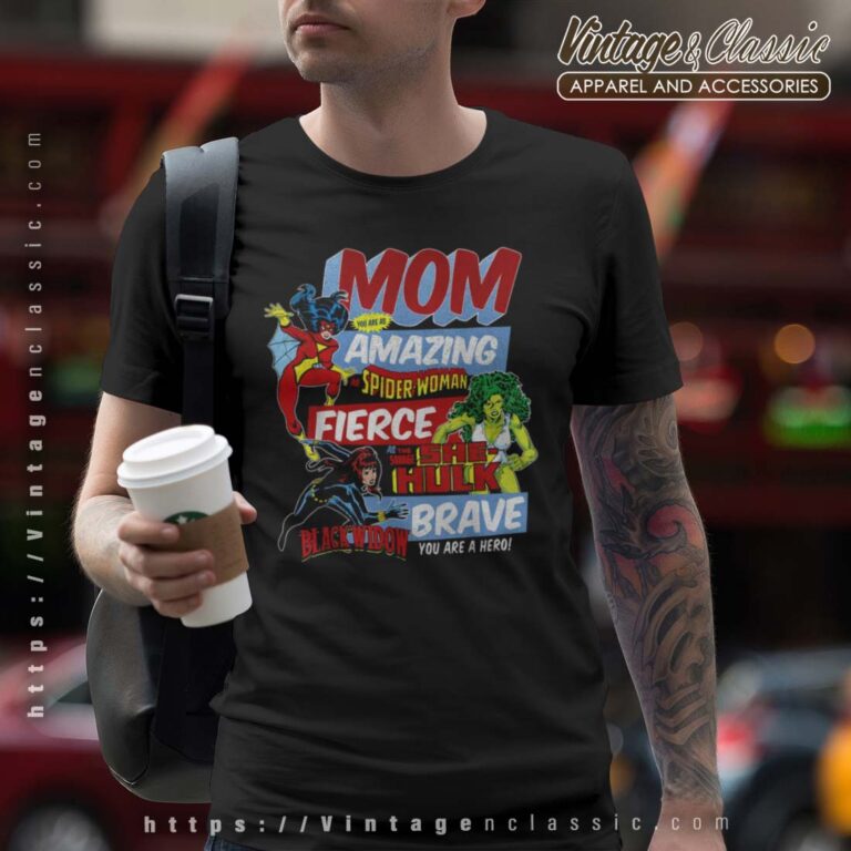 Mom You Are Amazing As Spider She Hulk Black Widow Tshirt Mom You Are Amazing As Spider She Hulk Black Widow Tshirt
