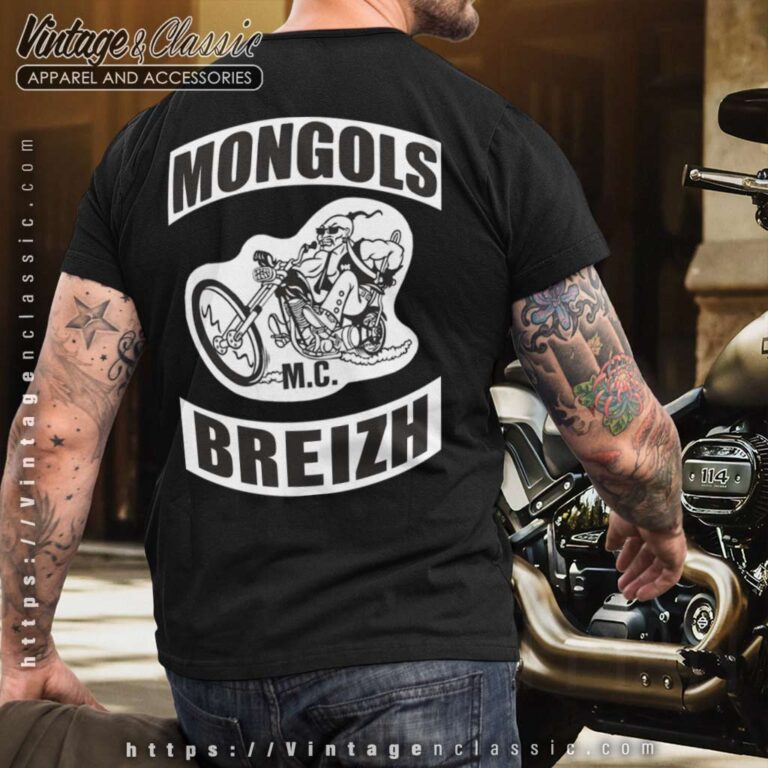 Mongols Mc Breizh T shirt Backside Mongols Mc Breizh T shirt Backside