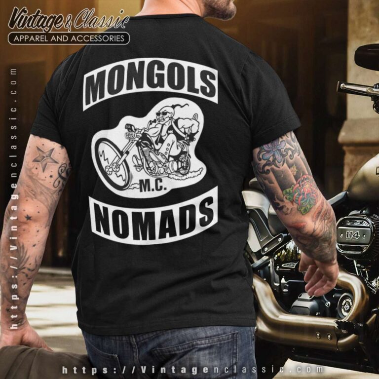 Mongols Mc Nomads T shirt Backside Mongols Mc Nomads T shirt Backside