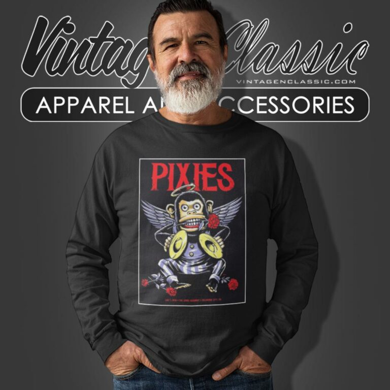 Monkey Rock From The Pixies Long Sleeve Tee Monkey Rock From The Pixies Long Sleeve Tee