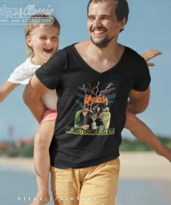 Monster Mudslide Kahlua Horror Halloween V Neck TShirt