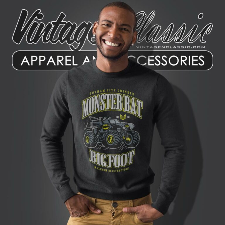Monster Truck Big Foot Batman Sweatshirt Monster Truck Big Foot Batman Sweatshirt