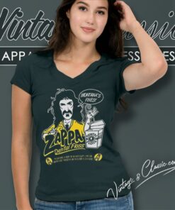 Montana Dental Floss Frank Zappa V Neck TShirt
