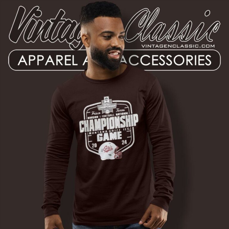 Montana Grizzlies Football 2024 Division I Football National Championship Long Sleeve Tee Montana Grizzlies Football 2024 Division I Football National Championship Long Sleeve Tee