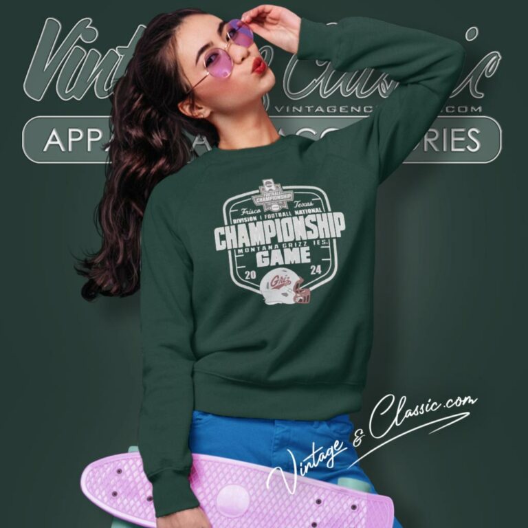 Montana Grizzlies Football 2024 Division I Football National Championship Sweatshirt Montana Grizzlies Football 2024 Division I Football National Championship Sweatshirt