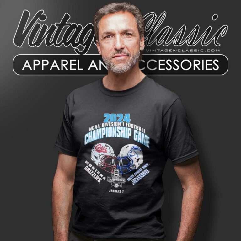 Montana Grizzlies Vs Jackrabbits Football 2024 Ncaa Division I Football Championship Matchup T Shirt Montana Grizzlies Vs Jackrabbits Football 2024 Ncaa Division I Football Championship Matchup T Shirt