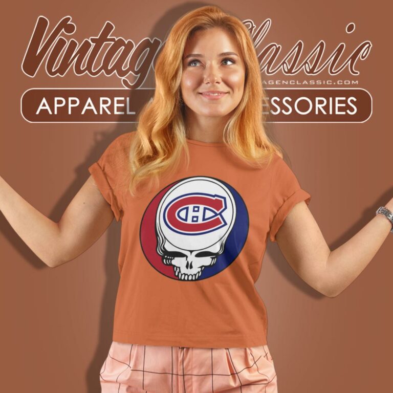 Montreal Canadiens Grateful Dead Steal Your Face Women T Shirt Montreal Canadiens Grateful Dead Steal Your Face Women T Shirt