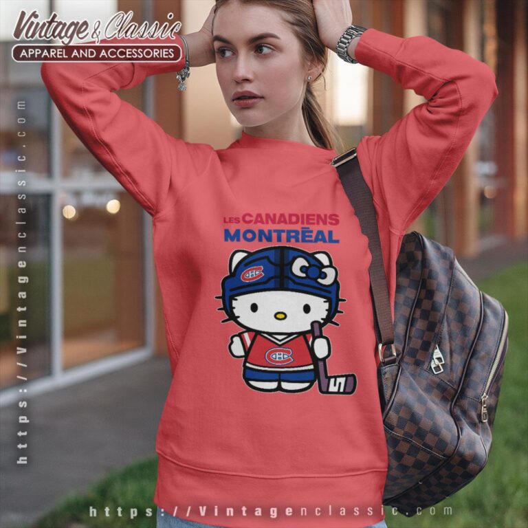 Montreal Canadiens Hello Kitty Shirt Sweatshirt Montreal Canadiens Hello Kitty Shirt Sweatshirt