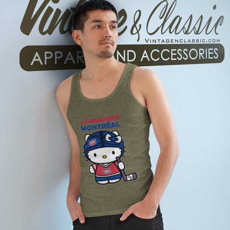 Montreal Canadiens Hello Kitty Shirt Tank Top Racerback Montreal Canadiens Hello Kitty Shirt Tank Top Racerback
