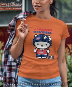 Montreal Canadiens Hello Kitty Shirt Women T shirt
