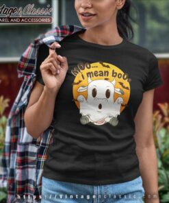 Moo I Mean Boo Cute Shirt Halloween Cow Women TShirt