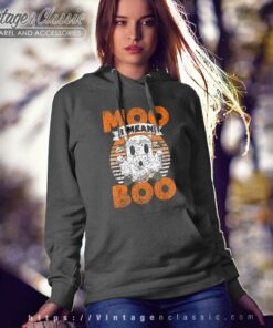 Moo I Mean Boo Ghost Cows Shirt Cow Halloween Hoodie