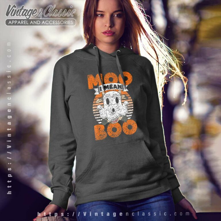 Moo I Mean Boo Ghost Cows Shirt Cow Halloween Hoodie Moo I Mean Boo Ghost Cows Shirt Cow Halloween Hoodie