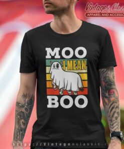 Moo I Mean Boo Shirt Ghost Cows Cow Halloween T Shirt