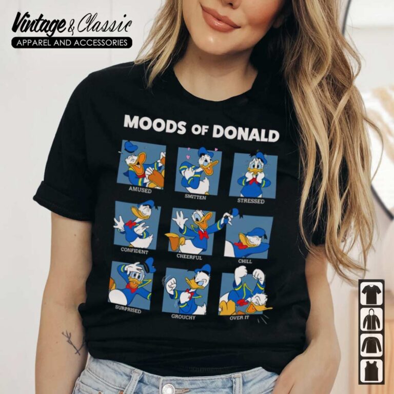 Moods Of Donald Duck Funny Face Shirt Moods Of Donald Duck Funny Face Shirt
