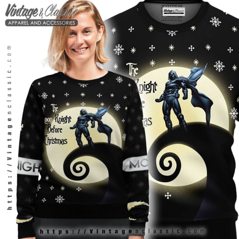 Moon Knight Before Christmas Ugly Christmas Sweater Ugly Sweater shirt Moon Knight Before Christmas Ugly Christmas Sweater Ugly Sweater shirt