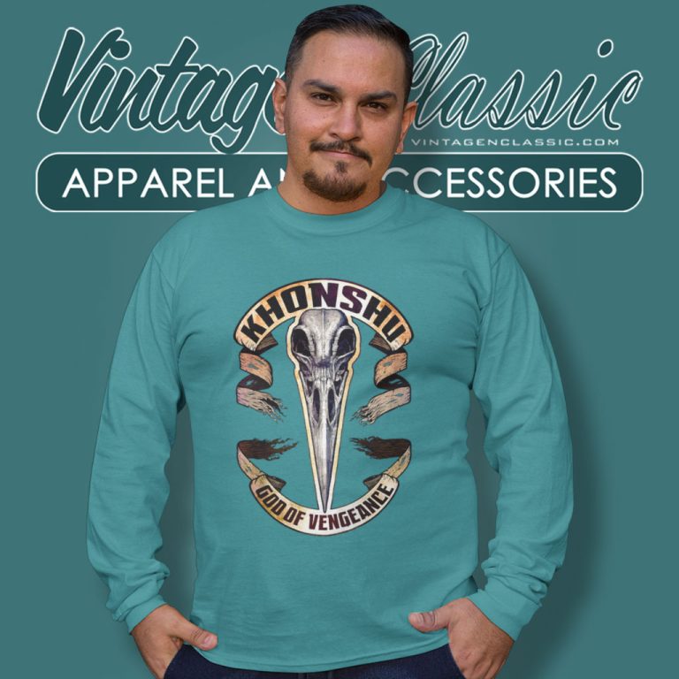 Moon Knight Khonshu God Of Vengeance Long Sleeve Tee Moon Knight Khonshu God Of Vengeance Long Sleeve Tee