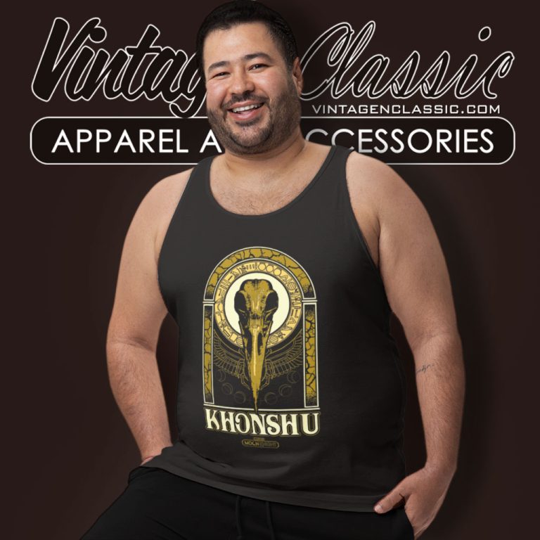 Moon Knight Khonshu Scarab Shrine Tank Top Racerback Moon Knight Khonshu Scarab Shrine Tank Top Racerback