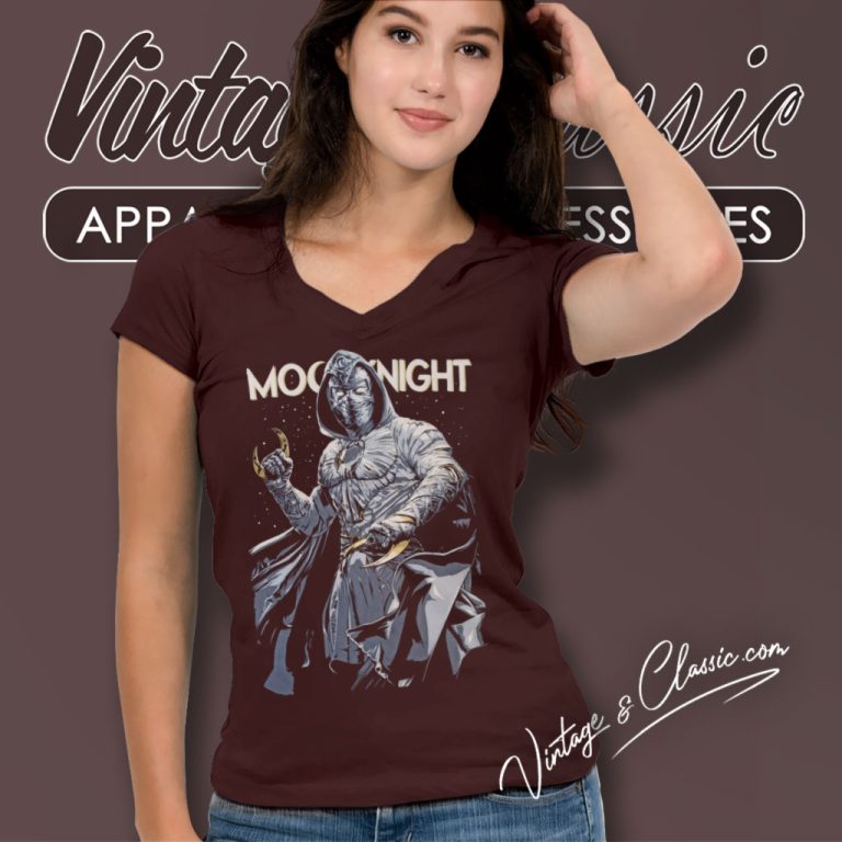 Moon Knight Movie Collection V Neck TShirt Moon Knight Movie Collection V Neck TShirt