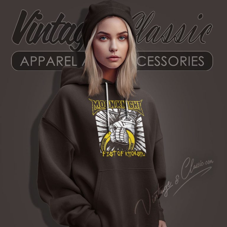 Moon Knight Shirt Fist Of Khonshu Hoodie Moon Knight Shirt Fist Of Khonshu Hoodie