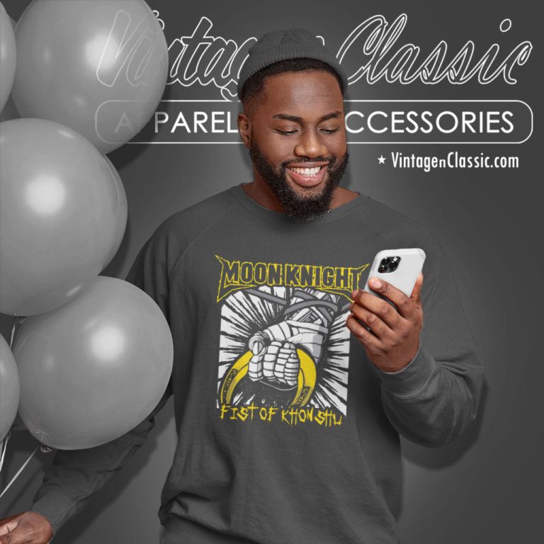 Moon Knight Shirt Fist Of Khonshu Sweatshirt Moon Knight Shirt Fist Of Khonshu Sweatshirt