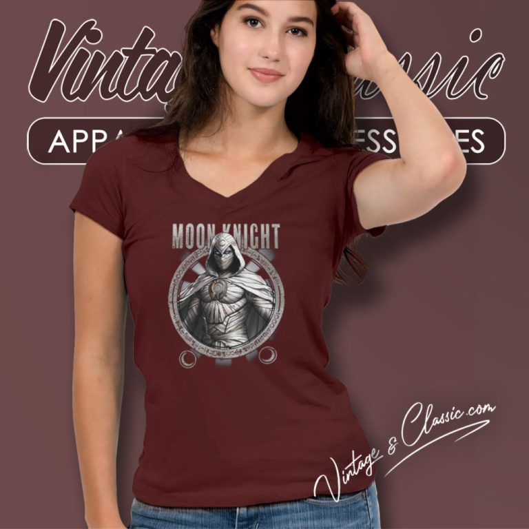 Moon Knight Shirt Marvel Universe V Neck TShirt Moon Knight Shirt Marvel Universe V Neck TShirt