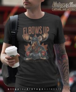 Moose Hockey Tee Elbows Up Canada Shirt Shirt