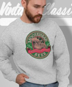 Moosehead Beer Label Canadian Lager Sweatshirt