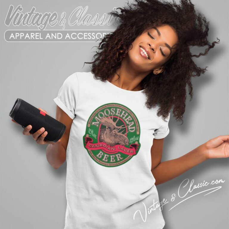 Moosehead Beer Label Canadian Lager Women T Shirt Moosehead Beer Label Canadian Lager Women T Shirt