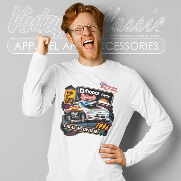 Mopar Nhra Winston Drag Racing Long Sleeve Tee Mopar Nhra Winston Drag Racing Long Sleeve Tee