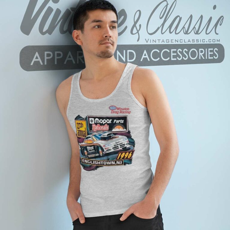 Mopar Nhra Winston Drag Racing Tank Top Racerback Mopar Nhra Winston Drag Racing Tank Top Racerback