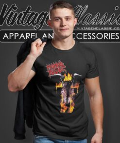Morbid Angel Flaming Goat Shirt 5 Morbid Angel Flaming Goat T Shirt