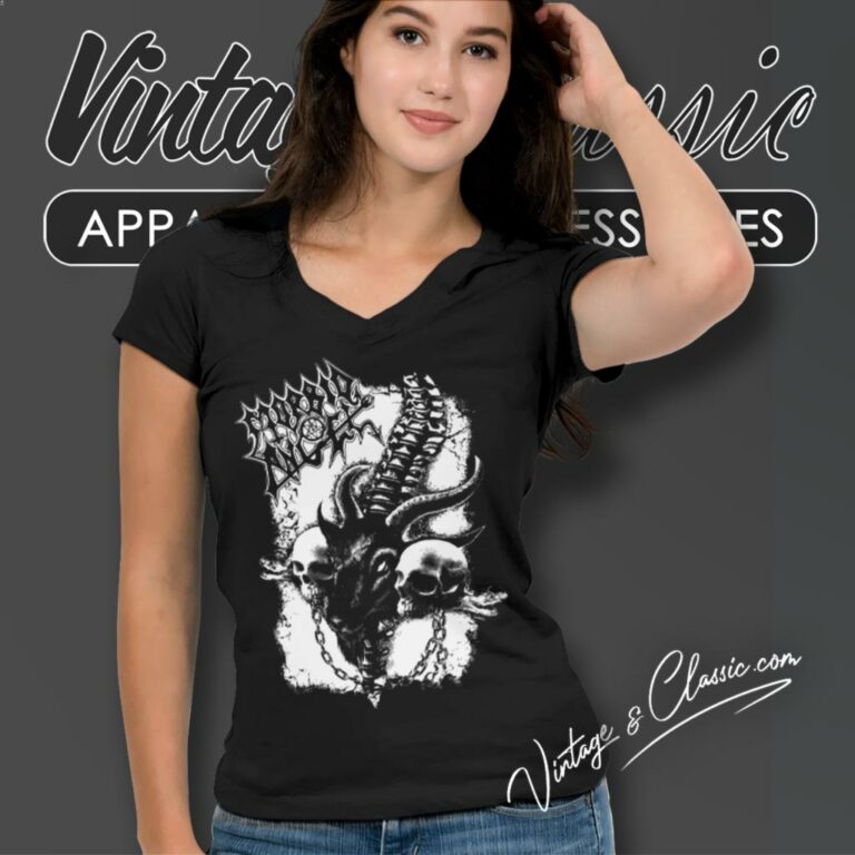 Morbid Angel Goat V Neck TShirt Morbid Angel Goat V Neck TShirt