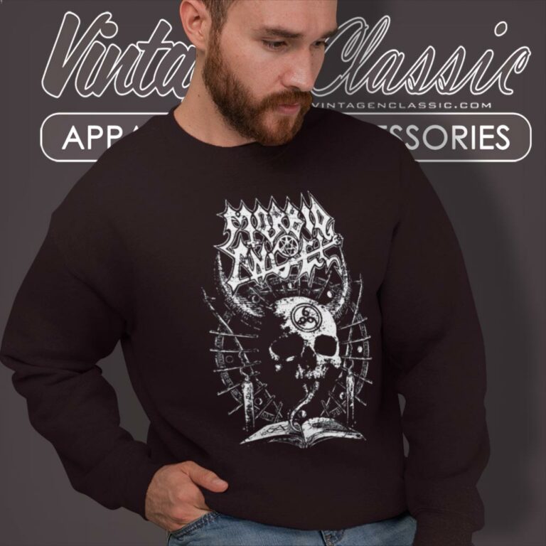 Morbid Angel Horned Skull Sweatshirt Morbid Angel Horned Skull Sweatshirt