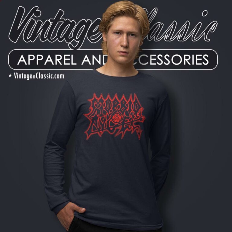 Morbid Angel Red Logo Long Sleeve Tee Morbid Angel Red Logo Long Sleeve Tee