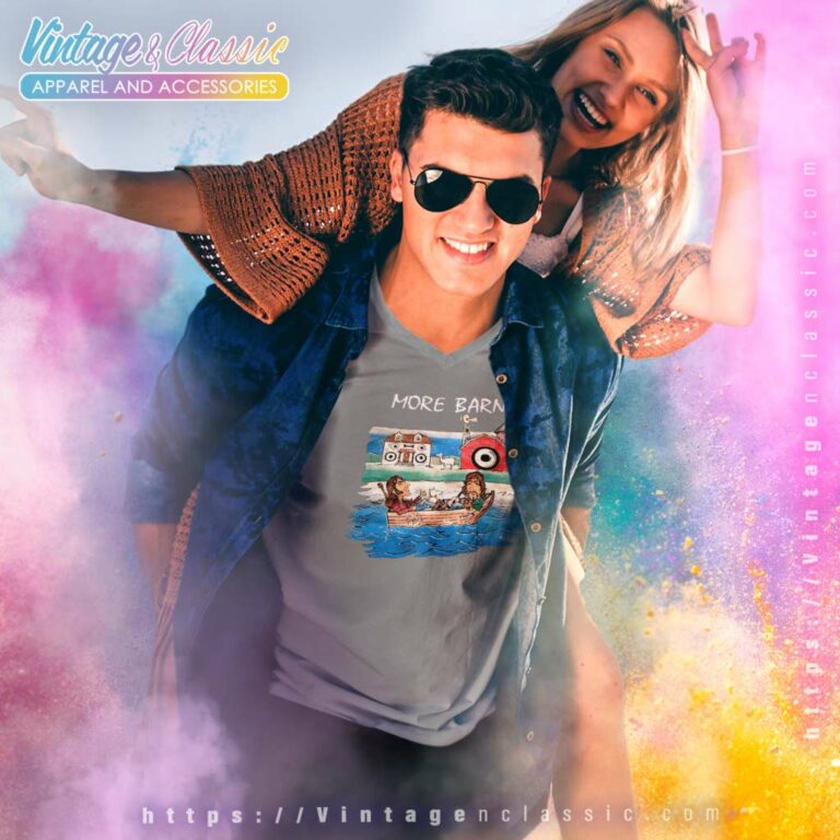 More Barn Neil Young Music V Neck TShirt More Barn Neil Young Music V Neck TShirt