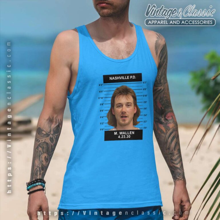 Morgan Wallen Mugshot Country Music Tank Top Racerback Morgan Wallen Mugshot Country Music Tank Top Racerback