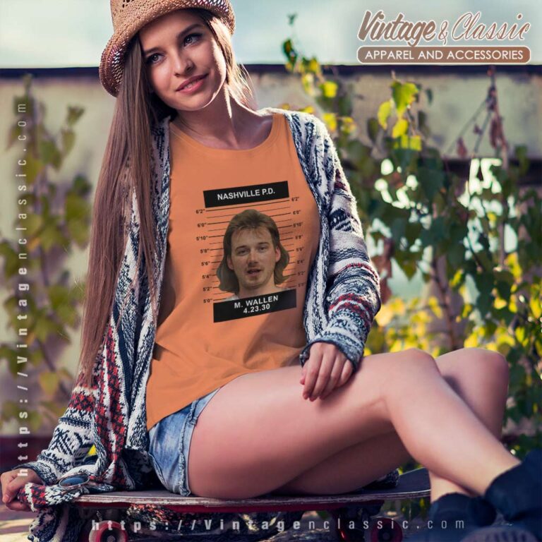 Morgan Wallen Mugshot Country Music Women TShirt Morgan Wallen Mugshot Country Music Women TShirt