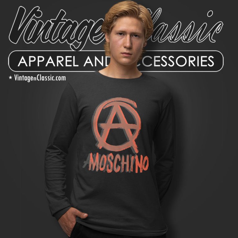 Moschino Anarchy Organic Long Sleeve Tee Moschino Anarchy Organic Long Sleeve Tee