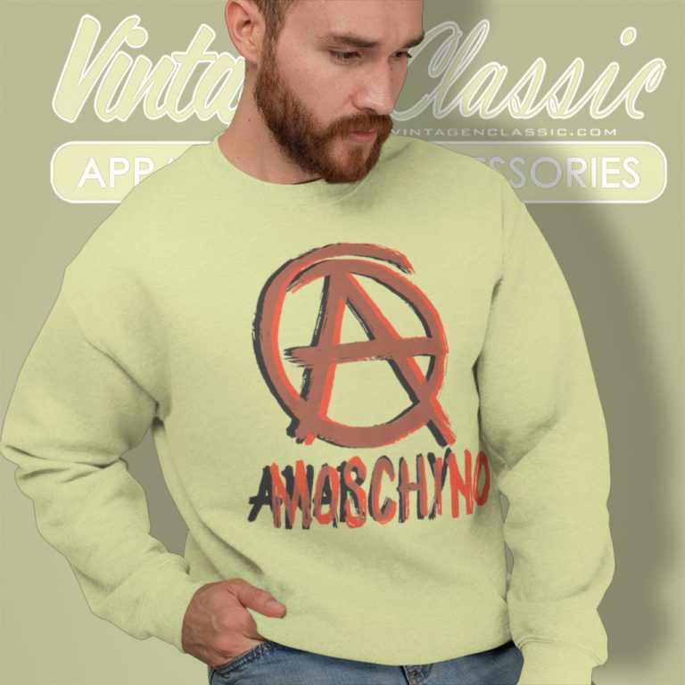 Moschino Anarchy Organic Sweatshirt Moschino Anarchy Organic Sweatshirt