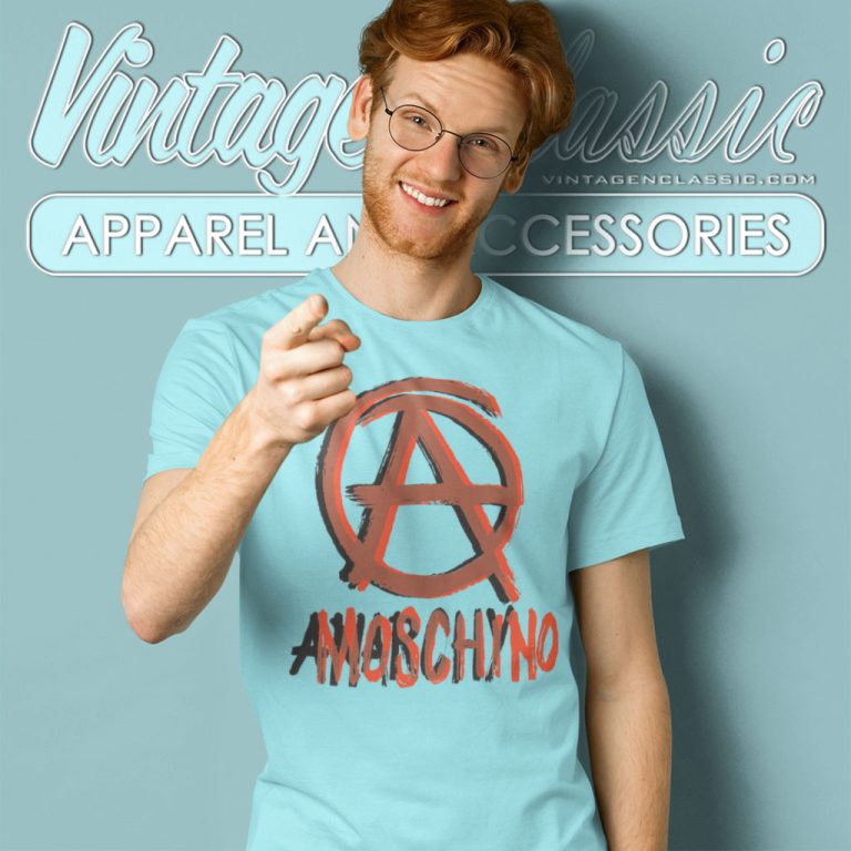 Moschino Anarchy Organic T Shirt Moschino Anarchy Organic T Shirt