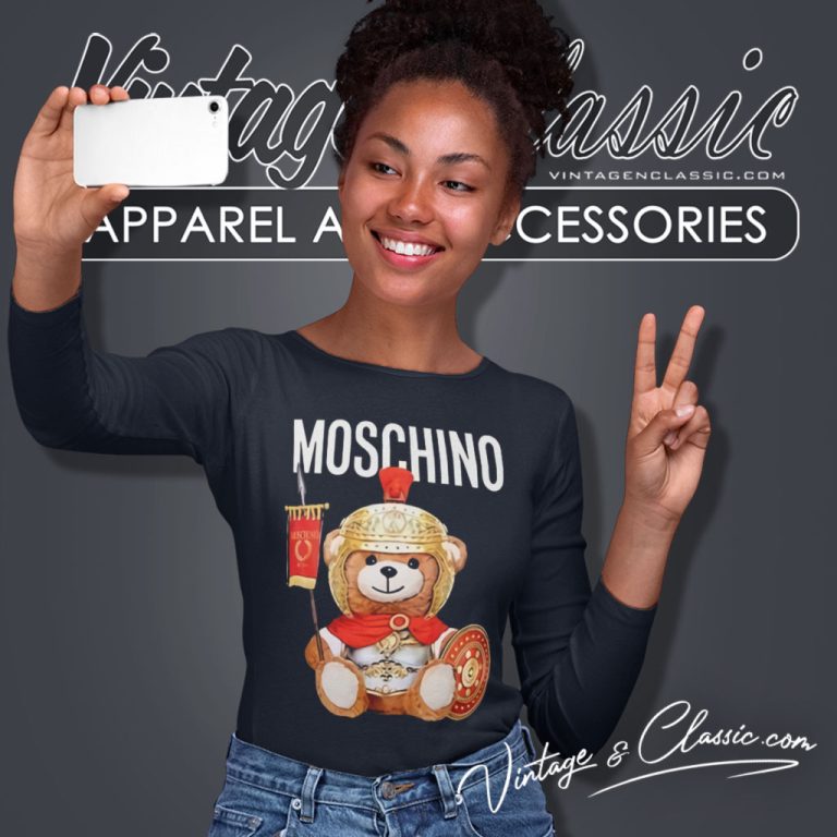 Moschino Couture Roman Teddy Long Sleeve Tee Moschino Couture Roman Teddy Long Sleeve Tee
