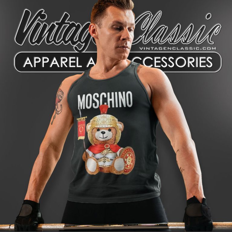 Moschino Couture Roman Teddy Tank Top Racerback Moschino Couture Roman Teddy Tank Top Racerback